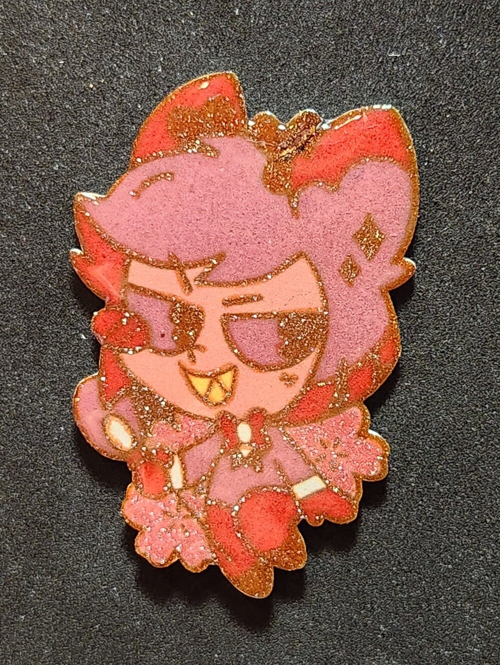 Alastor Glitter Pin - Hazbin Hotel